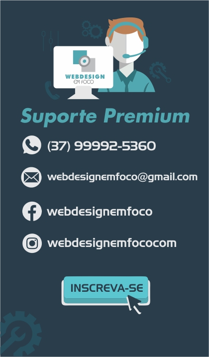 Suporte Premium Webdesign em Foco