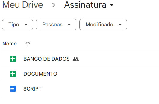 Projeto de Assinatura