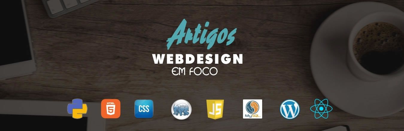 Banner Artigos da Webdesign em Foco